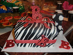 Baby Bella's Zebra Cake!