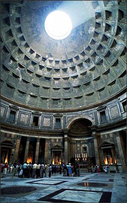 Creativeshi9 Interior Of Pantheon Rome Italy 118 125 Ce