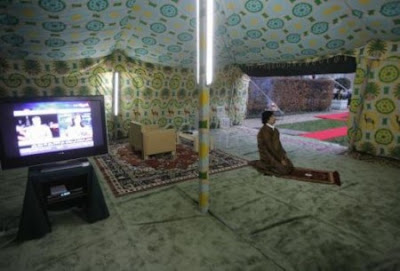 tente de khadafi