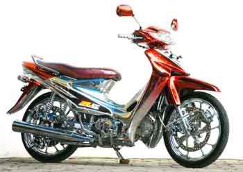 Modifikasi Suzuki Smash Revo 115cc Thailand 2010