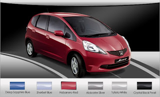 Honda Jazz Color: Habanero Red