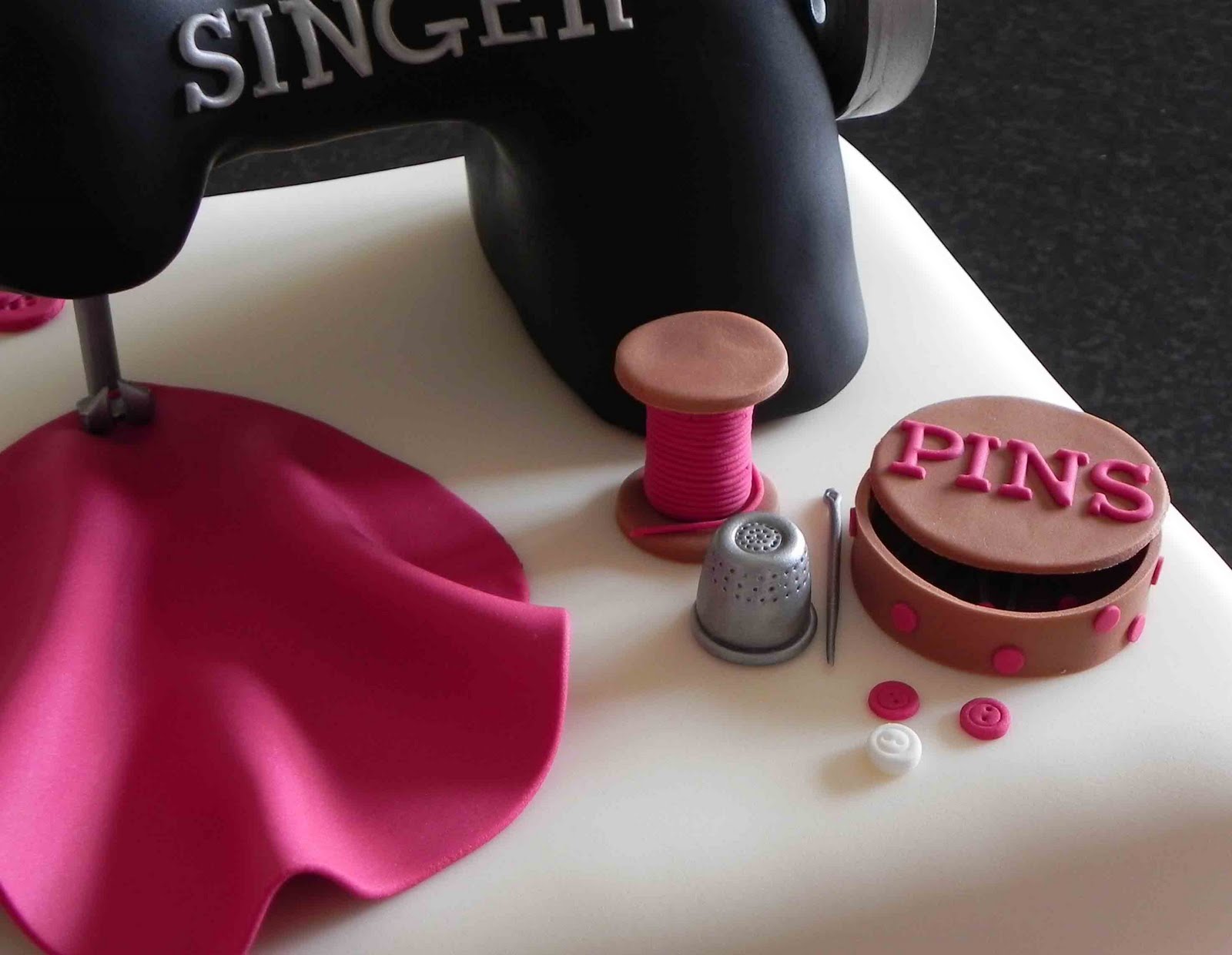 Cake by Lisa Price Sewing machine cake