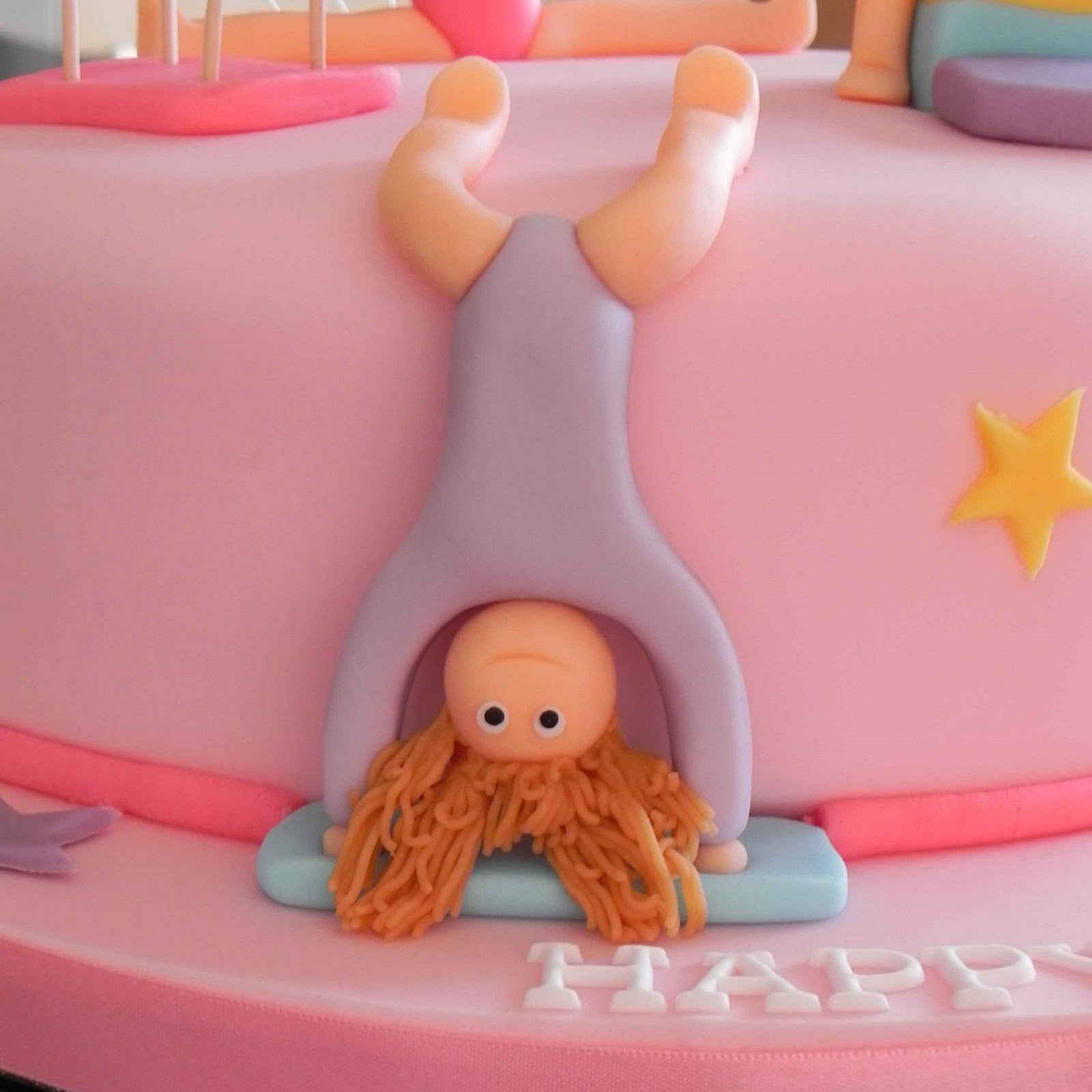 Gymnastics Cake