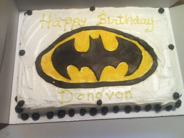 Boy Batman Cake