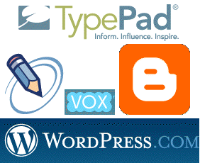 blogger and blogspot logos