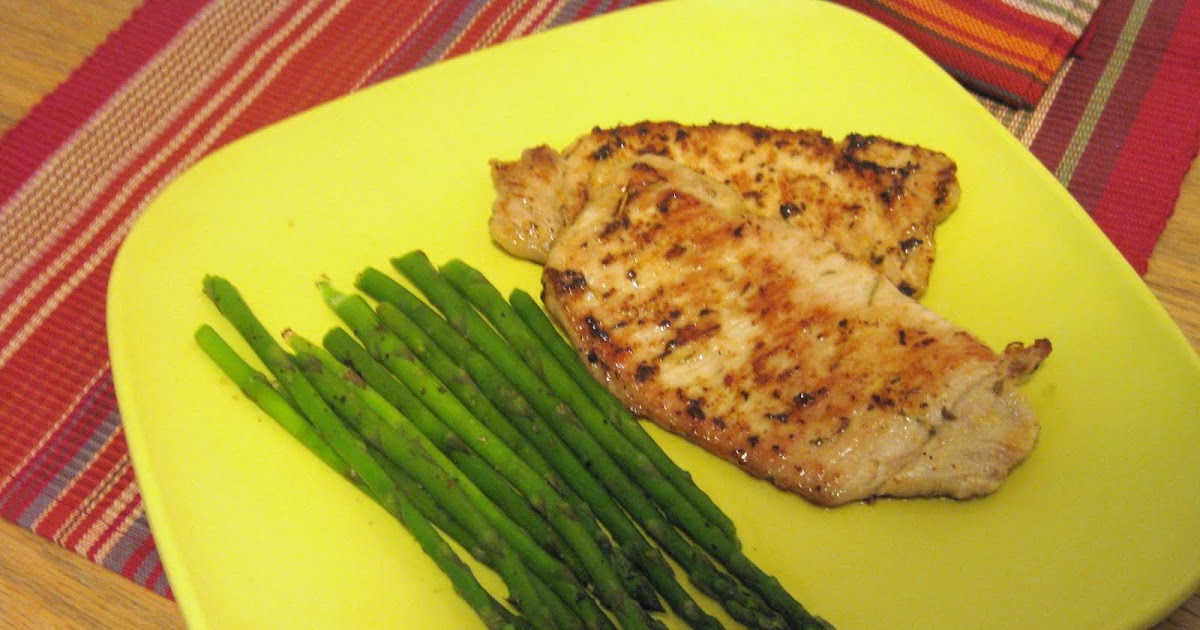 Chow Bella Julia Child's Mustard Marinade with Pork Loin Chops