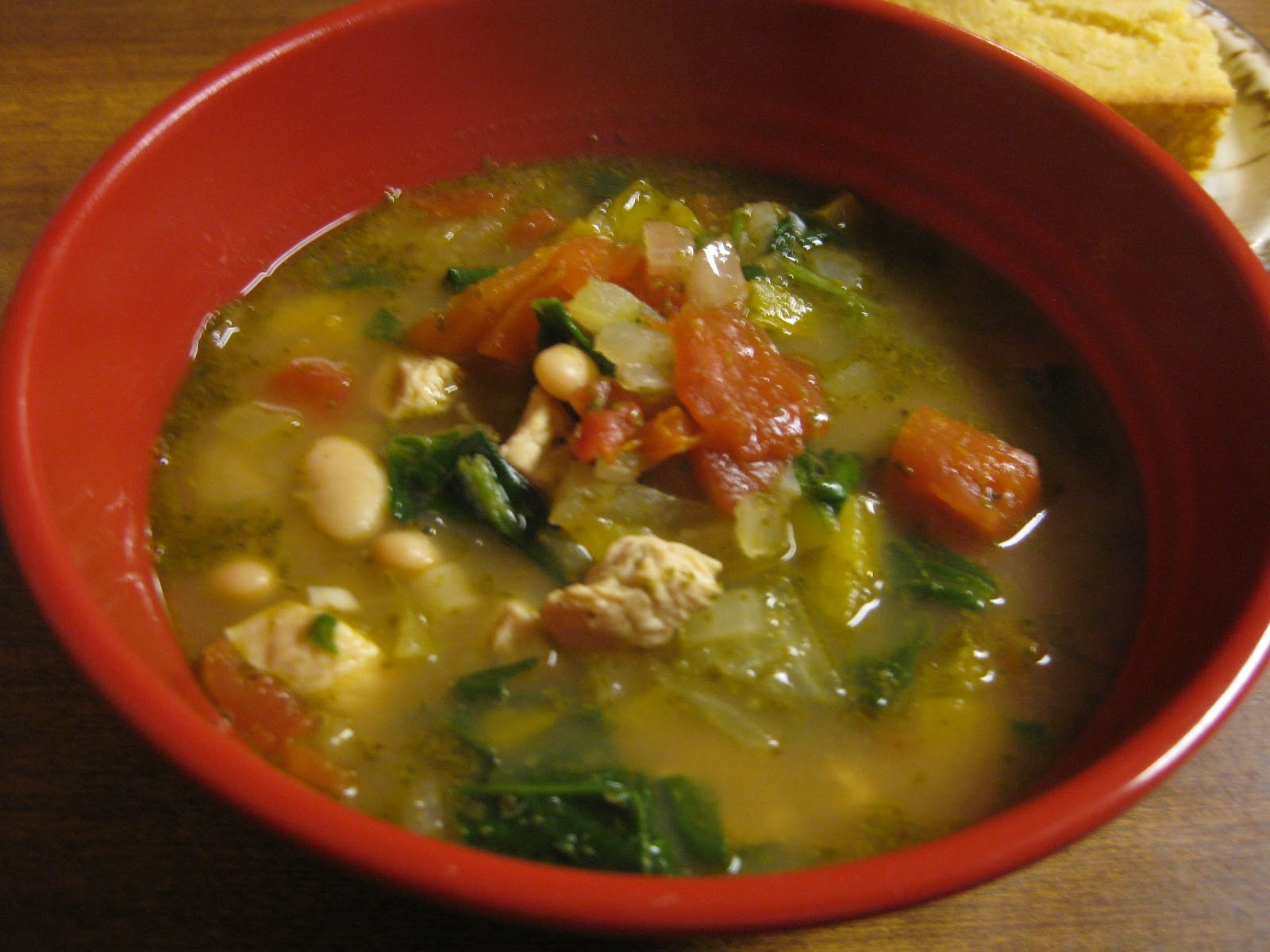 Chow Bella Pesto Chicken Noodle Soup