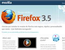 Firefox 3.5 finalmente disponible en argentino, español, mexicano y chileno