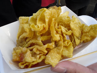 Deep Fried Won Ton from Pang's stall at the Richmond Night Market, 2009