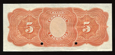 5 Sucres Specimen Banknote