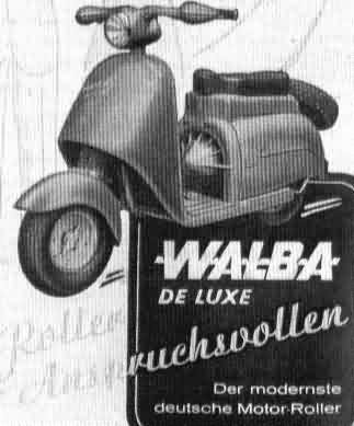 Walba built a stylish Ilo engined scooter from 194952 then