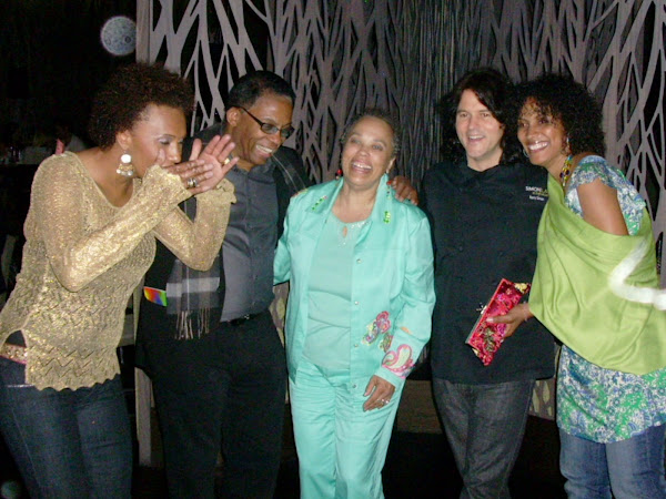 Me, Herbie, Mom, Chef Kerri Simon (he's from Evanston, IL) and Djuna