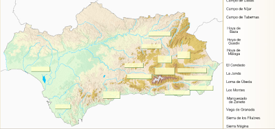 APRENDER ES DIVERTIDO: MAPAS MUDOS DE ANDALUCÍA