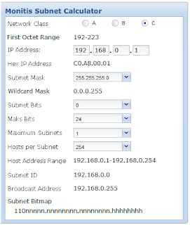 The Wildcard Mask calculator