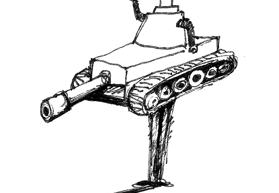 Crab's Eleven Blog. Drawing of man wearing tank top.