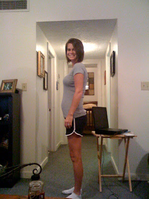 21 weeks pregnant belly