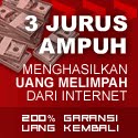 3 Jurus Ampuh Menghasilkan Uang Melimpah dari INTERNET