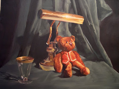 teddy bear painting