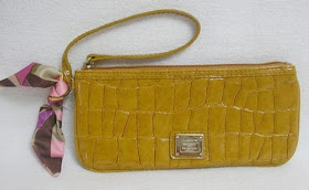 mustard guess handbag