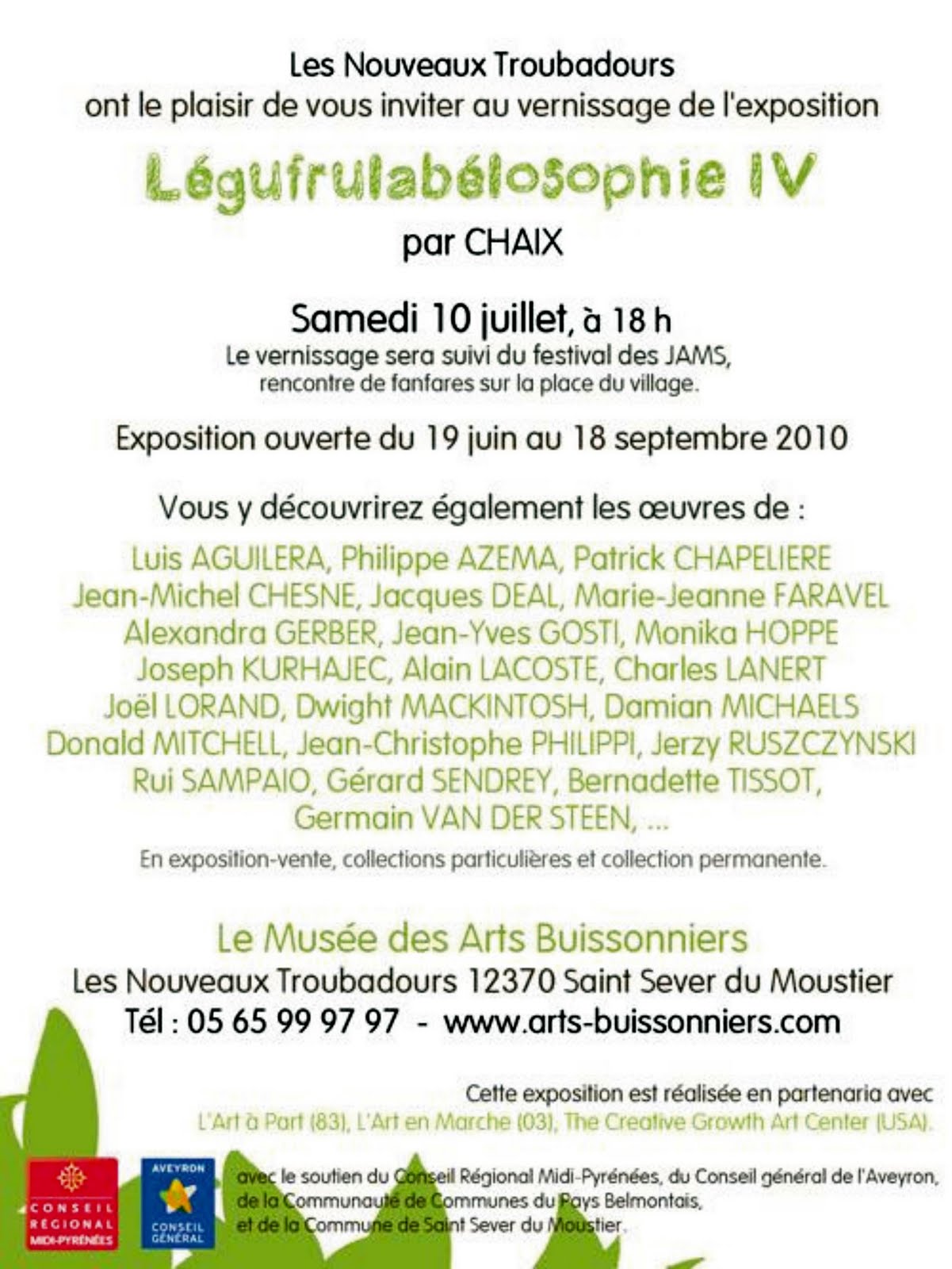 programmation festival rencontres et racines 2010