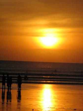 Fotos von Traumstränden: Sonnenuntergang am Traumstrand von Bali