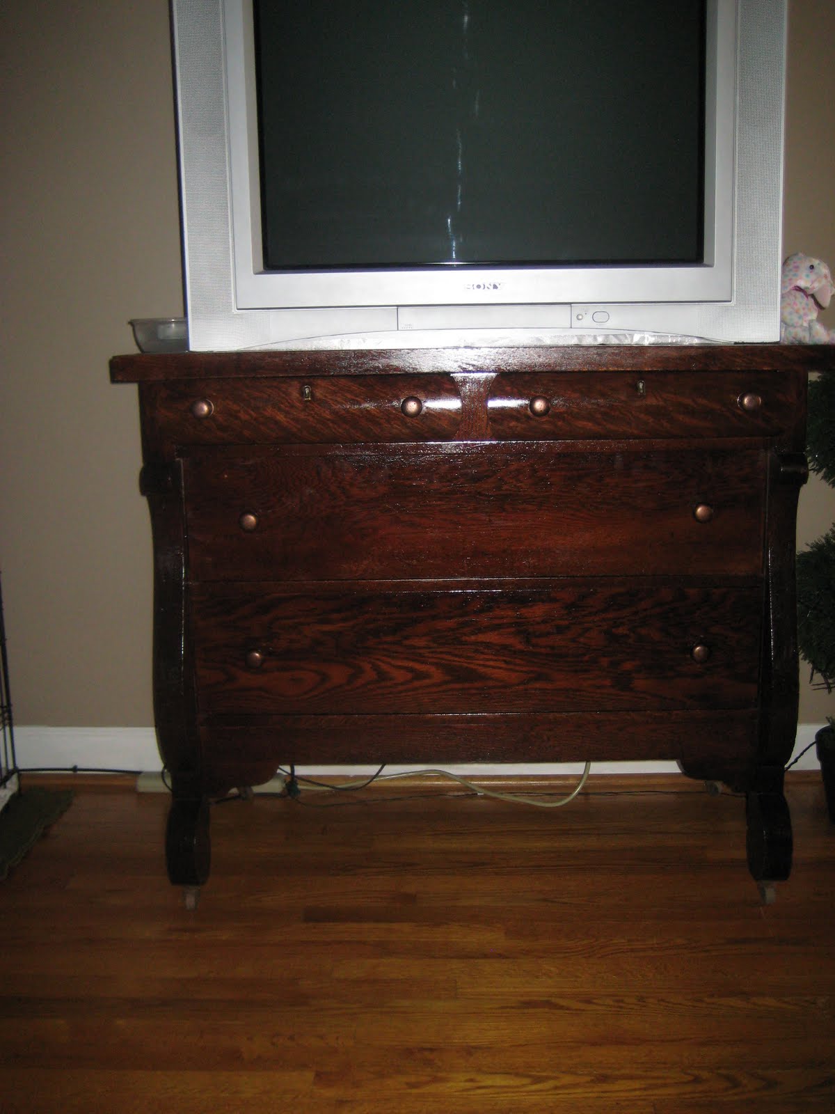 Balt Amour Interior Design and Decor Refurbished Dresser/ TV Stand