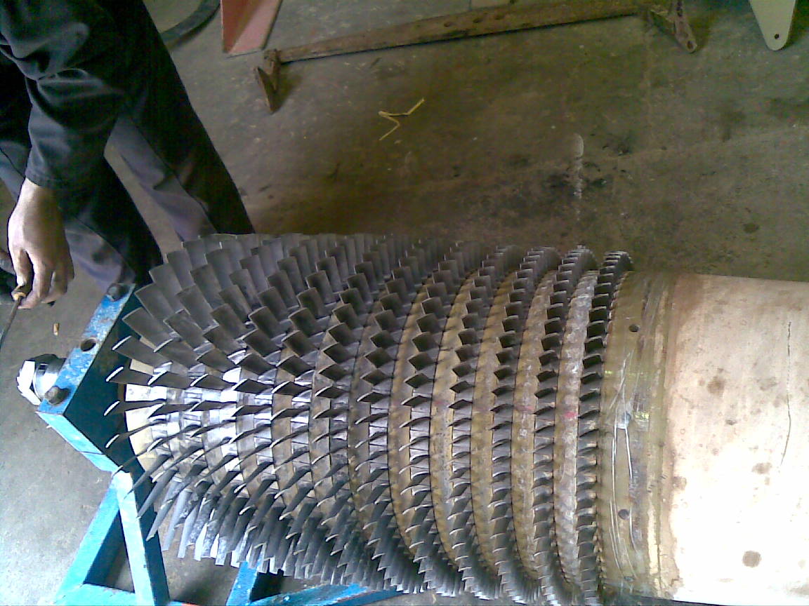 Ruston Turbine TB5000 Gas Generator Rotor Blades 12 Stage