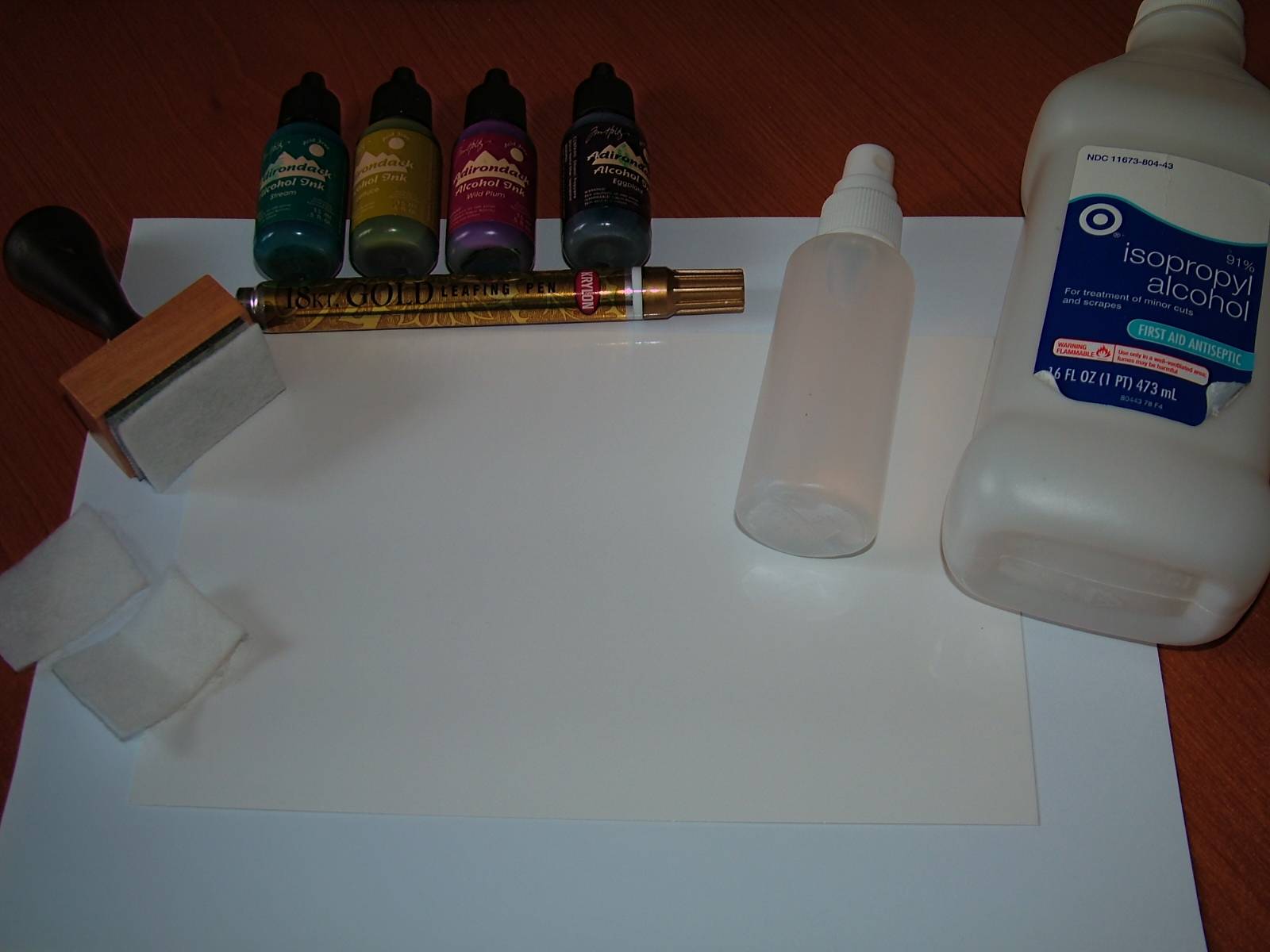 EKDuncan My Fanciful Muse Polished Stone Technique on Glossy