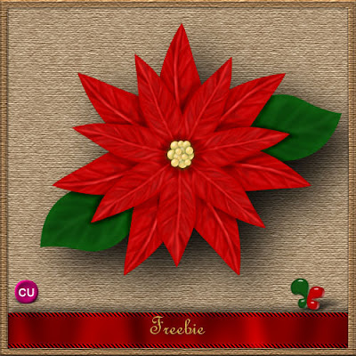 Xelaxscrapfree: Xmas Flor de Nochebuena