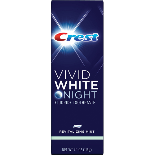 Bought: Crest Vivid White Night Toothpaste.