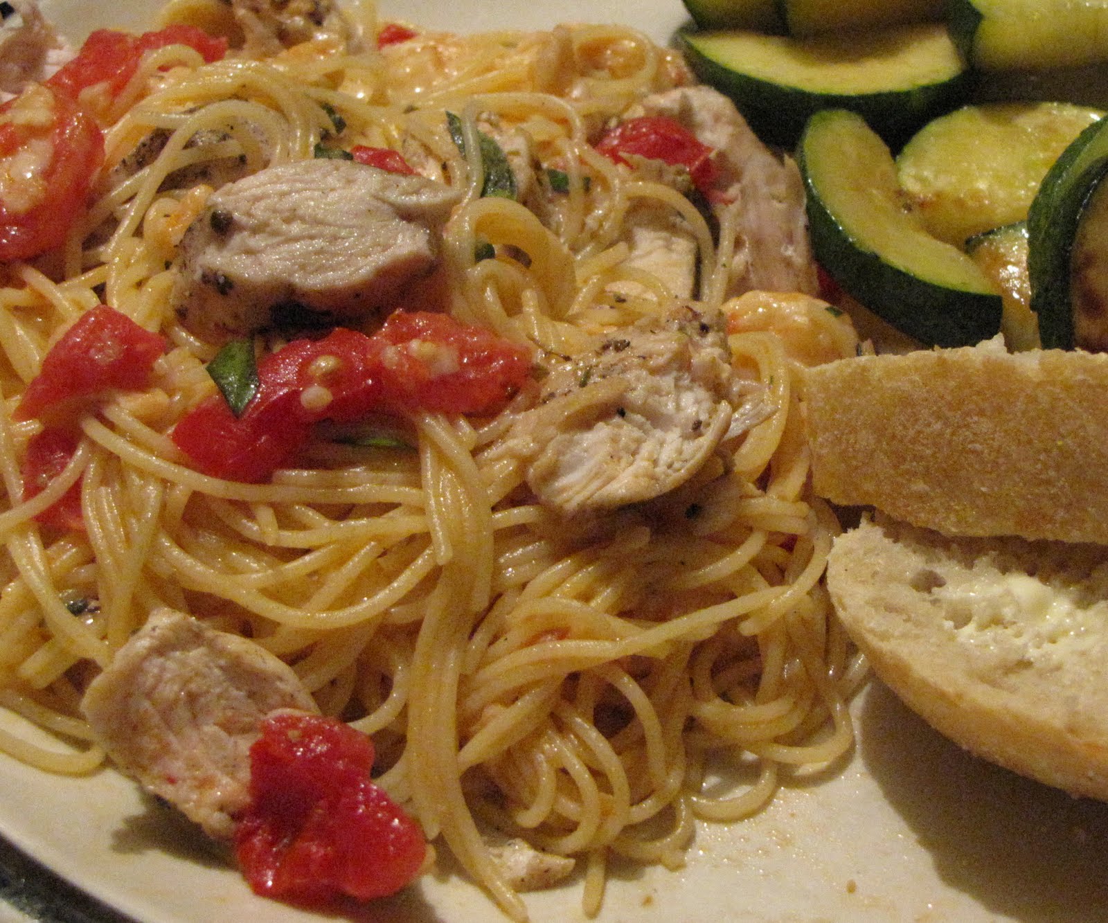 From Jack and Jill's Kitchen Margherita Pasta with Grilled Chicken