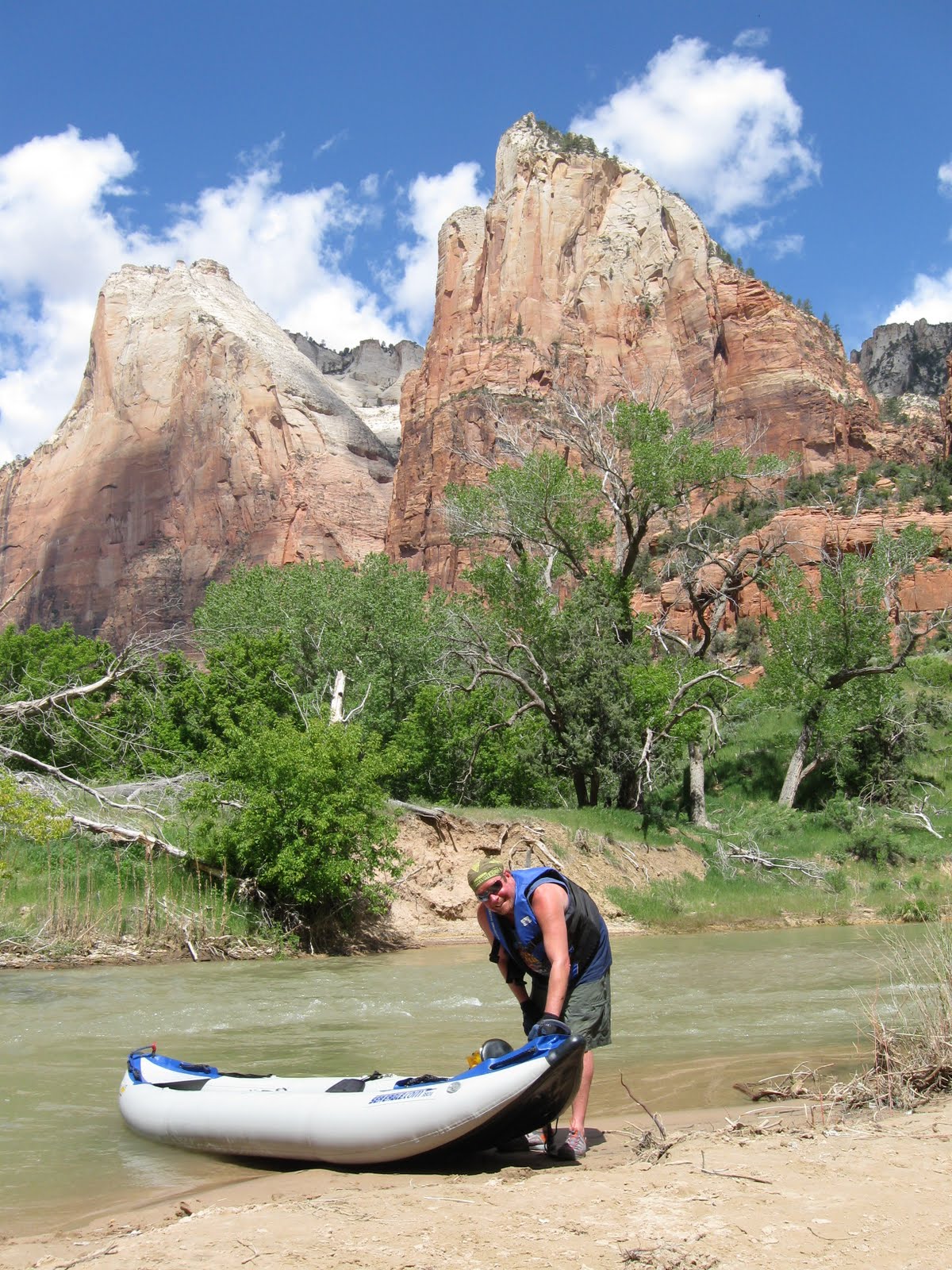 the.arys gary and mary May 14 15 Zion Kayaking the Virgin River