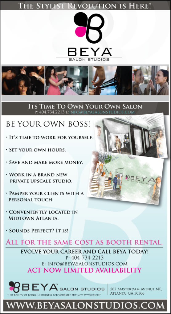 Welcome to BEYA: Stylists, owning your own salon has never been easier.