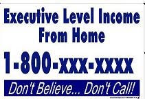 Sample  "A" Bandit Sign