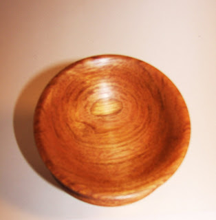 wooden mahogony bowl