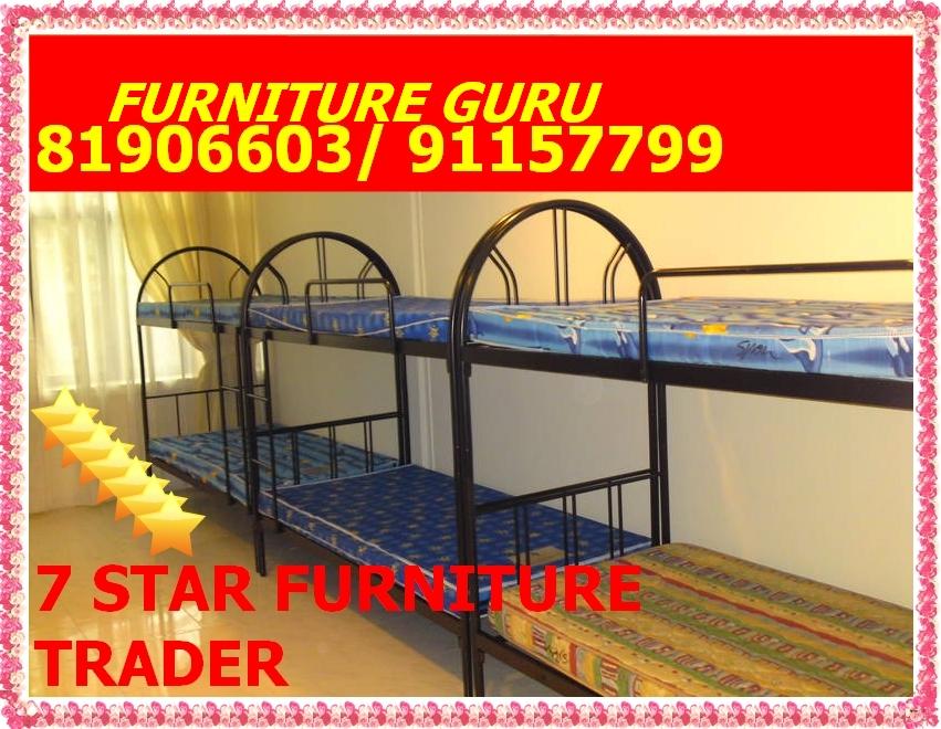 7 Stars Furniture Trader Brand New Double Decker Metal Frame