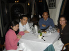 Me, Nino, Kuya JR and Rosie, dinner at Tres Pinos