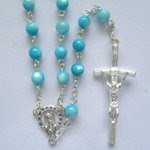 rosary-mother of pearl rosary