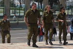 Israeli soldiers touring