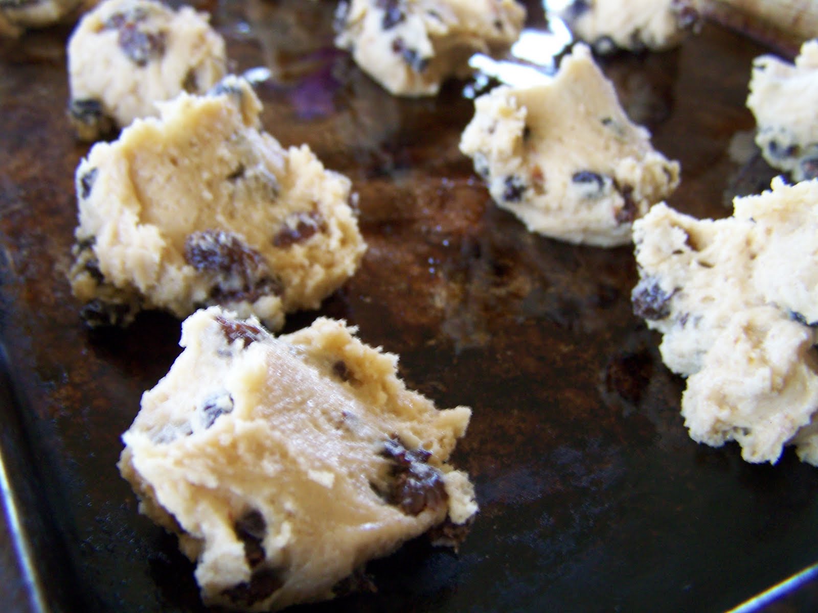 A Handmade Life Jumbo Raisin Cookies