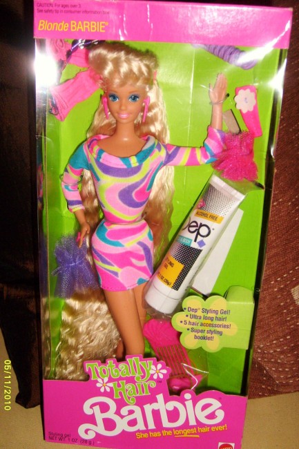 barbie totally hair 1991