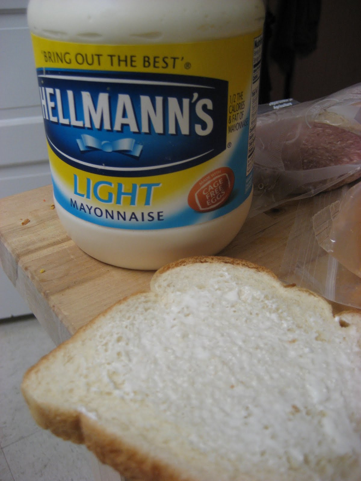 Mayonnaise On Bread