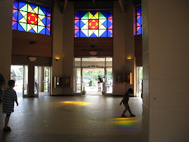 Lake George entryway/restrooms/lockers