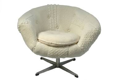 melanie porter hand knitted chair