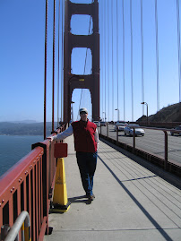 on the Golden Gate Bridge