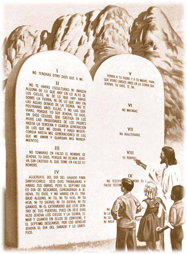 LOS MANDAMIENTOS Aprende Los Diez Mandamientos De La Ley De Dios!