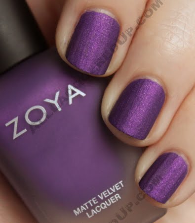 zoya mattevelvet winter nail polish