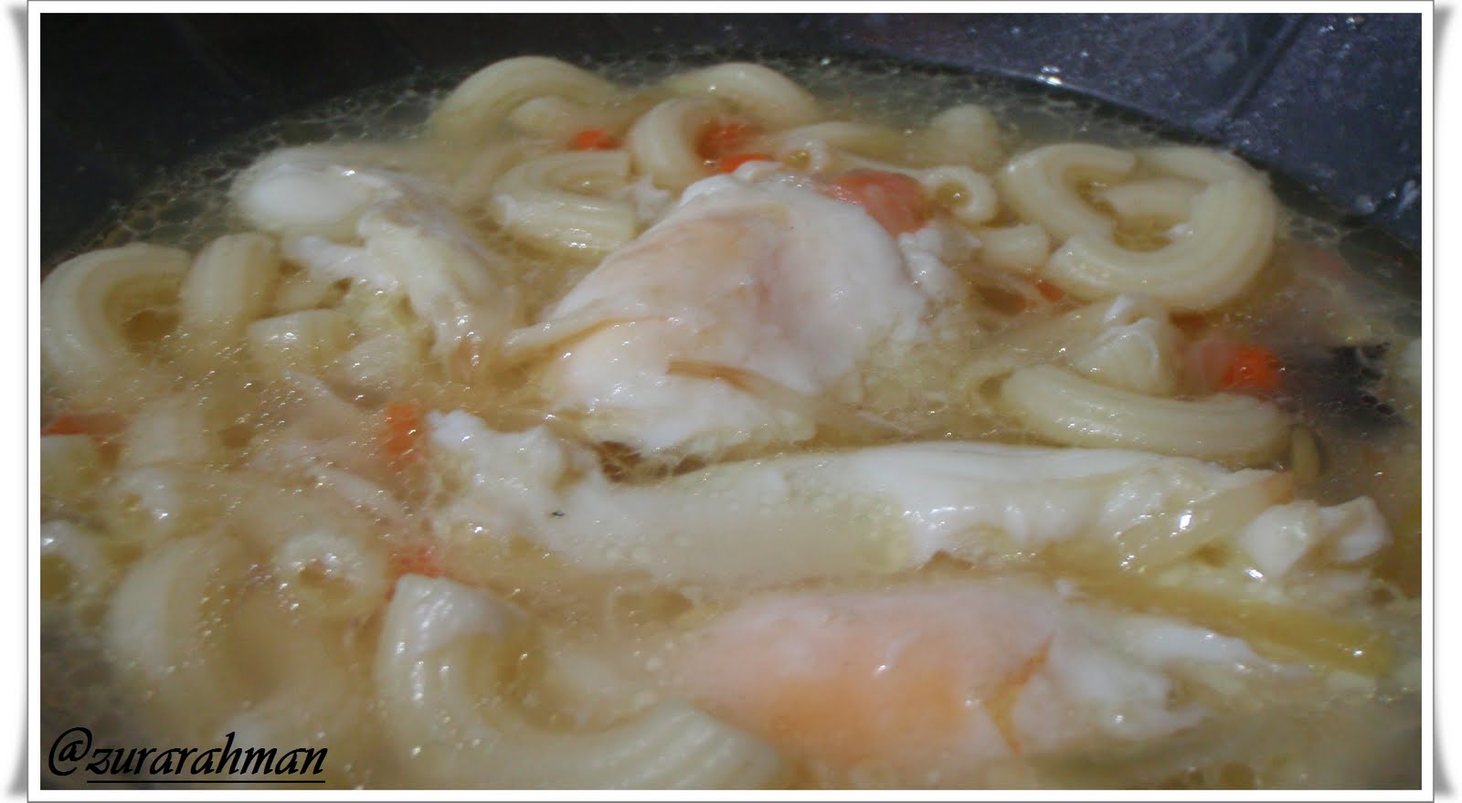 Azurarahman Sup Macaroni Telur