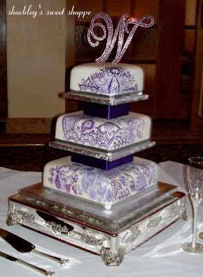 Mehndi Design Cake