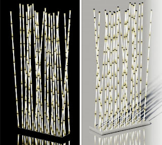 Modern Bamboo Garden light decoration ideas